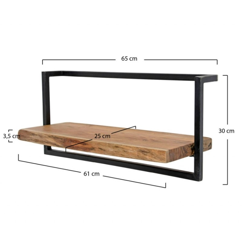 ZI Wall shelf edge 65cm